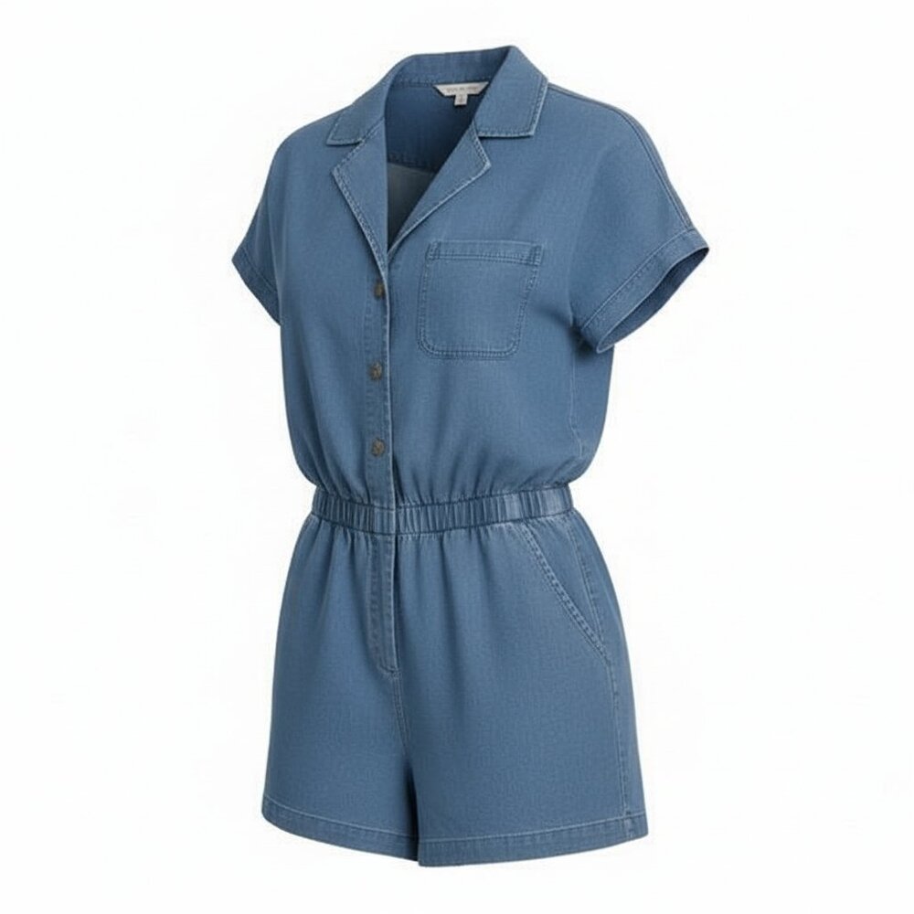 Women's Faherty Linen Blend‎ Romper